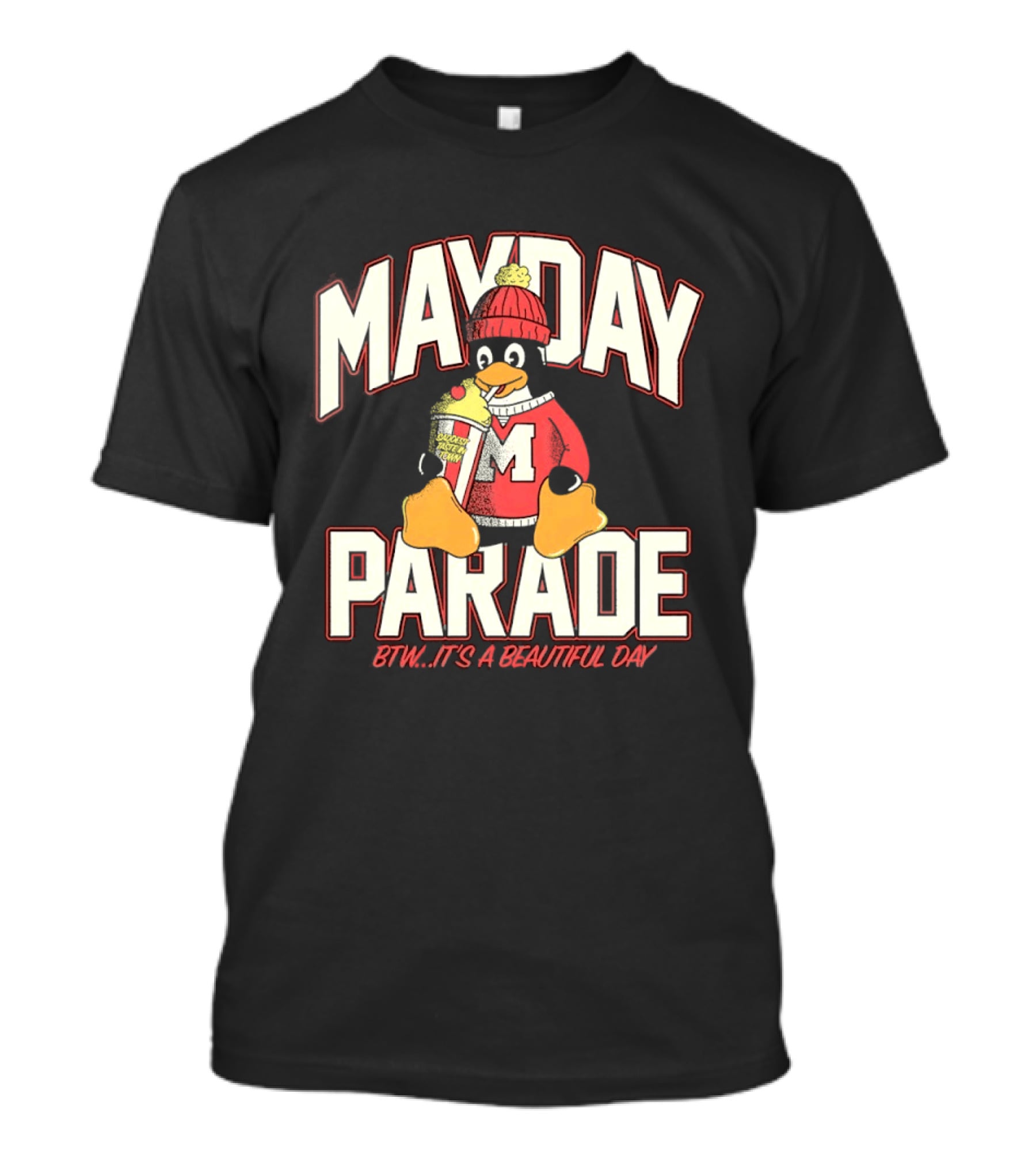 Penguin Mayday Parade BTW It's A Beautiful Day T-Shirt