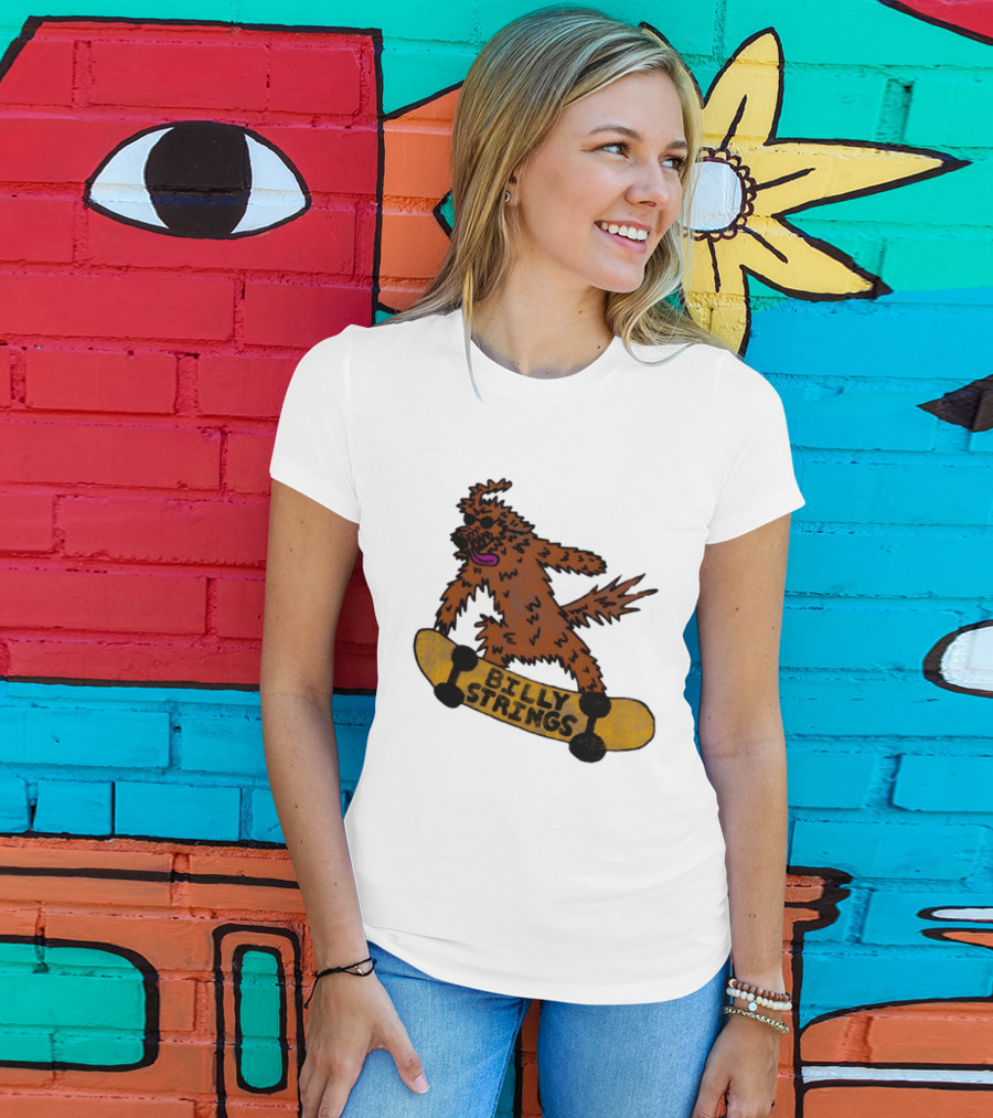 Billy Strings Skateboarding Dog T-Shirt