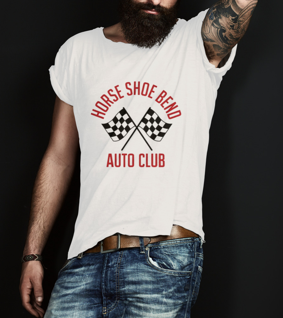 Horse Shoe Bend Auto Club Checkered Flags Hail Mary Ryan Gosling Movie T-Shirt