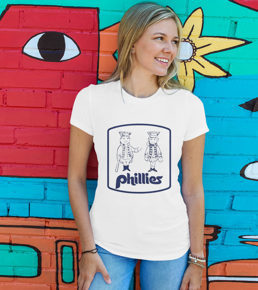 Philadelphia Phillies 1976 Vintage Mascots Baseball Team Clothing T-Shirt