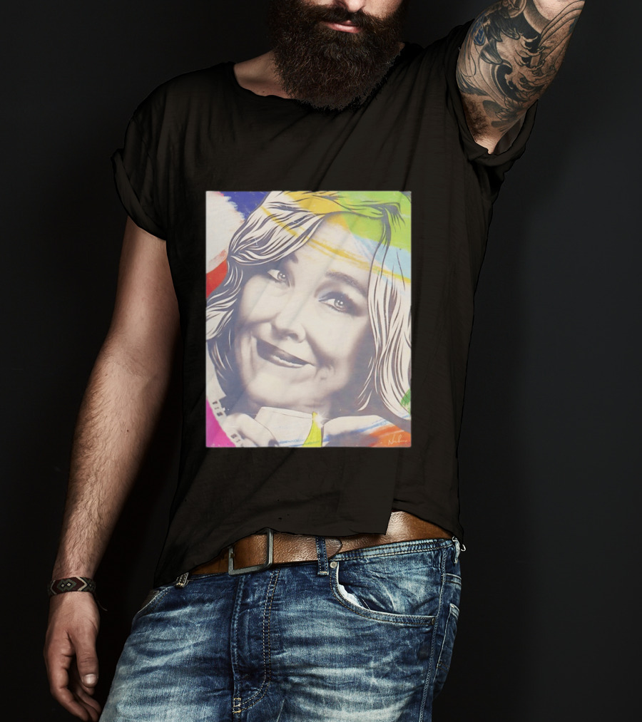 Catherine O'Hara Pop Art Style With Colorful Brushstrokes T-Shirt