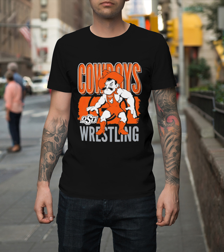 Cowboys OSU Wrestling Oklahoma State T-Shirt