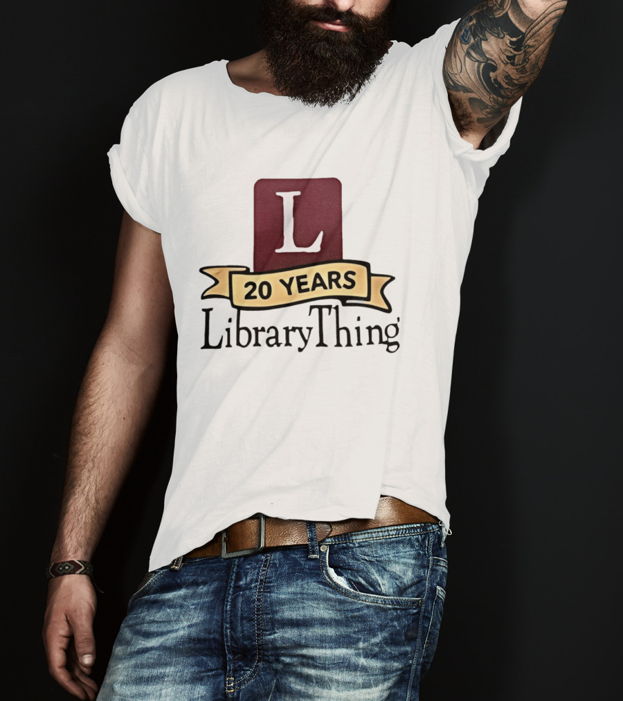 20 Years LibraryThing L Anniversary Celebration T-Shirt
