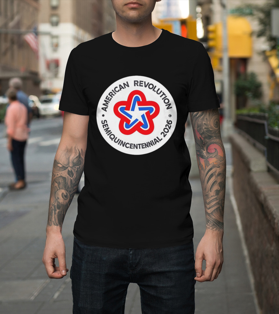 American Revolution Semiquincentennial 2026 Star T-Shirt