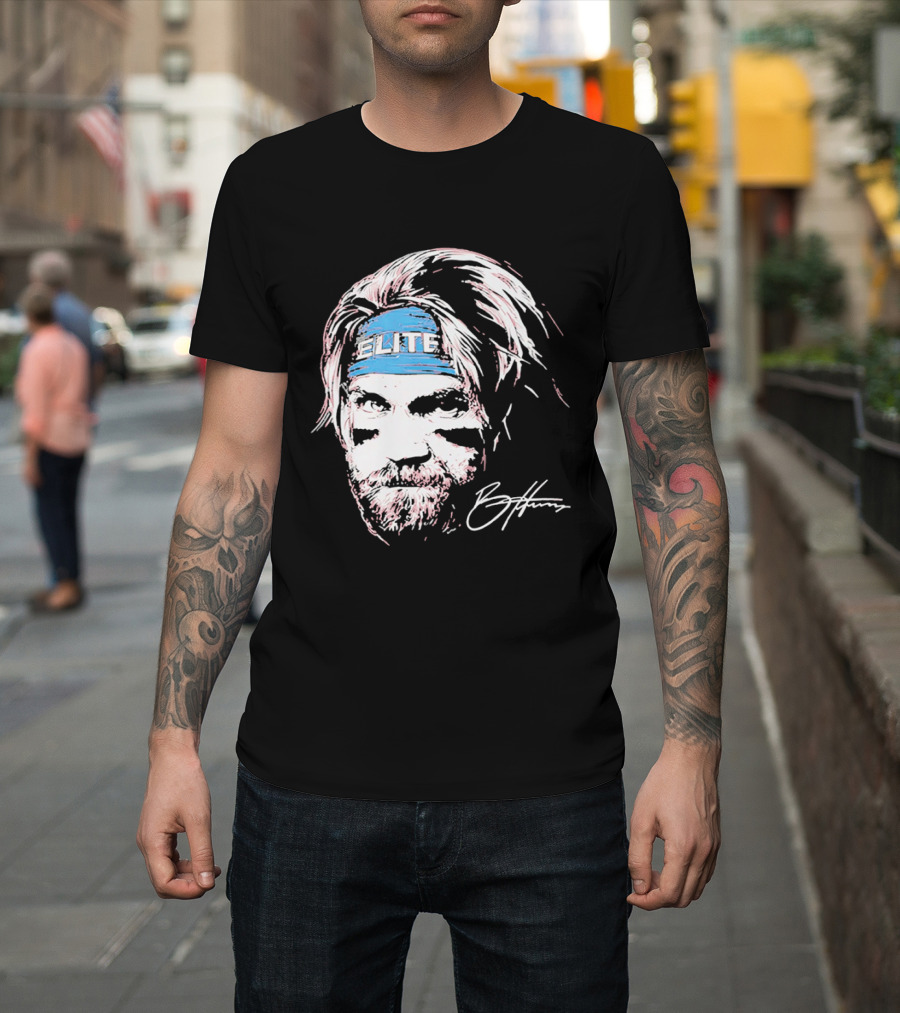 Bryce Harper Elite Iconic Philadelphia Baseball Legend Signature Look T-Shirt