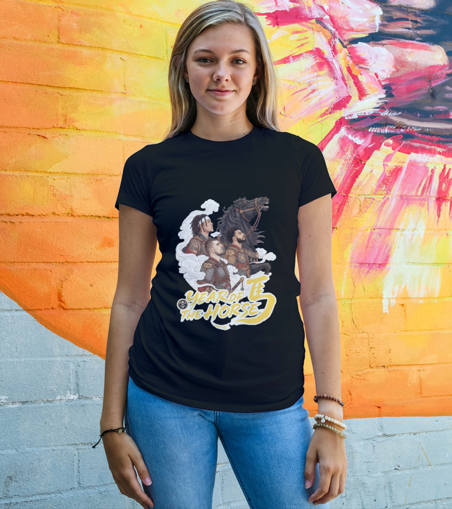 Denver Nuggets Year Of The Horse Warriors In Battle Armor T-Shirt