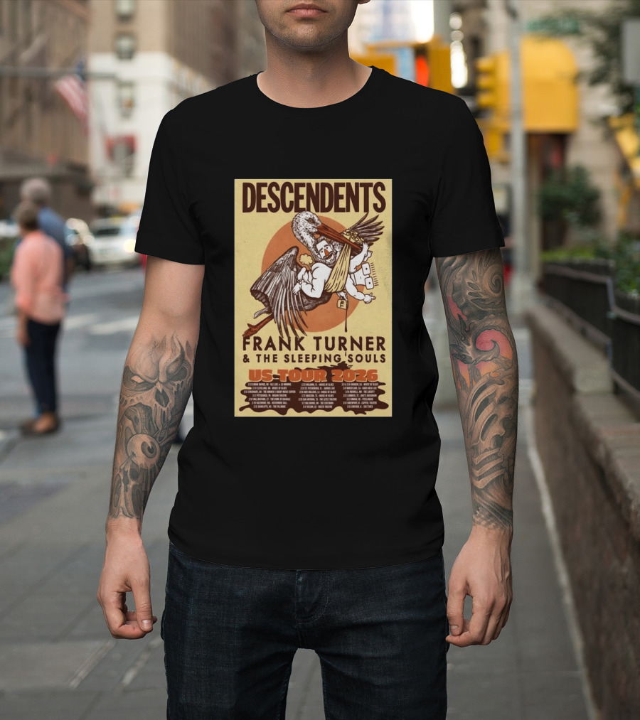 Descendents Frank Turner And The Sleeping Souls US Tour 2026 T-Shirt