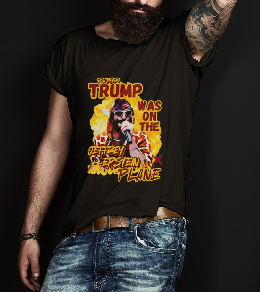 Donald Trump Was On The Jeffrey Epstein Plane Karaoke Costume T-Shirt