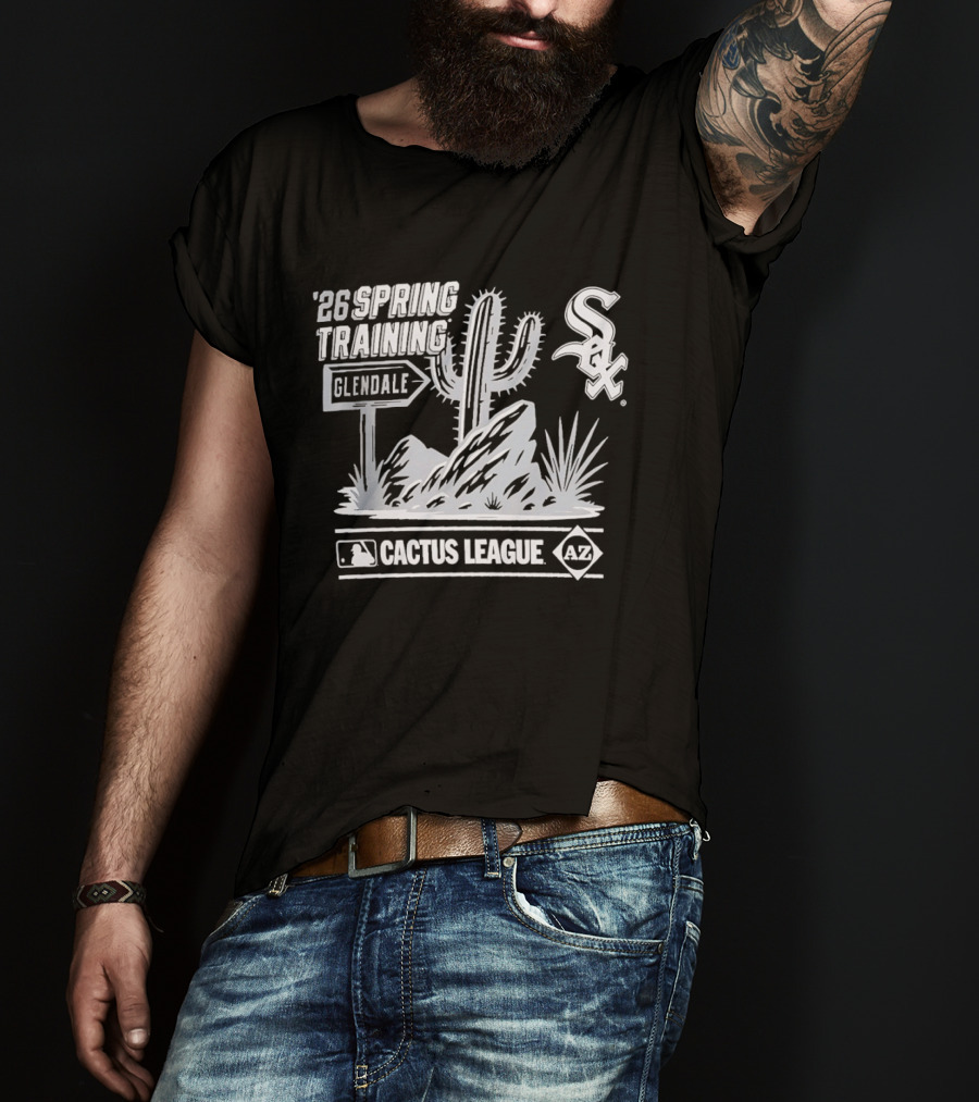 Chicago White Sox 2026 Spring Training Glendale Cactus League MLB AZ T-Shirt