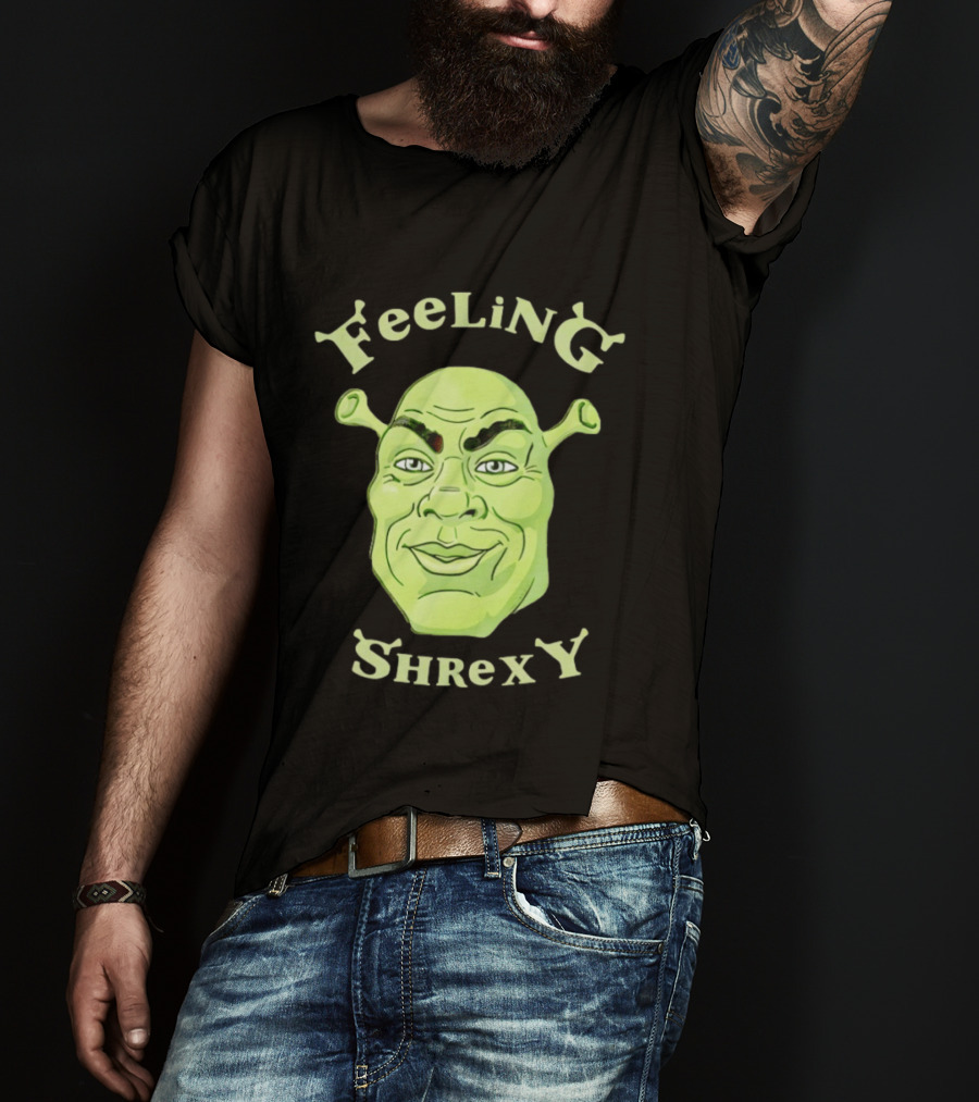 Feeling Shrexy Meme Character Face T-Shirt