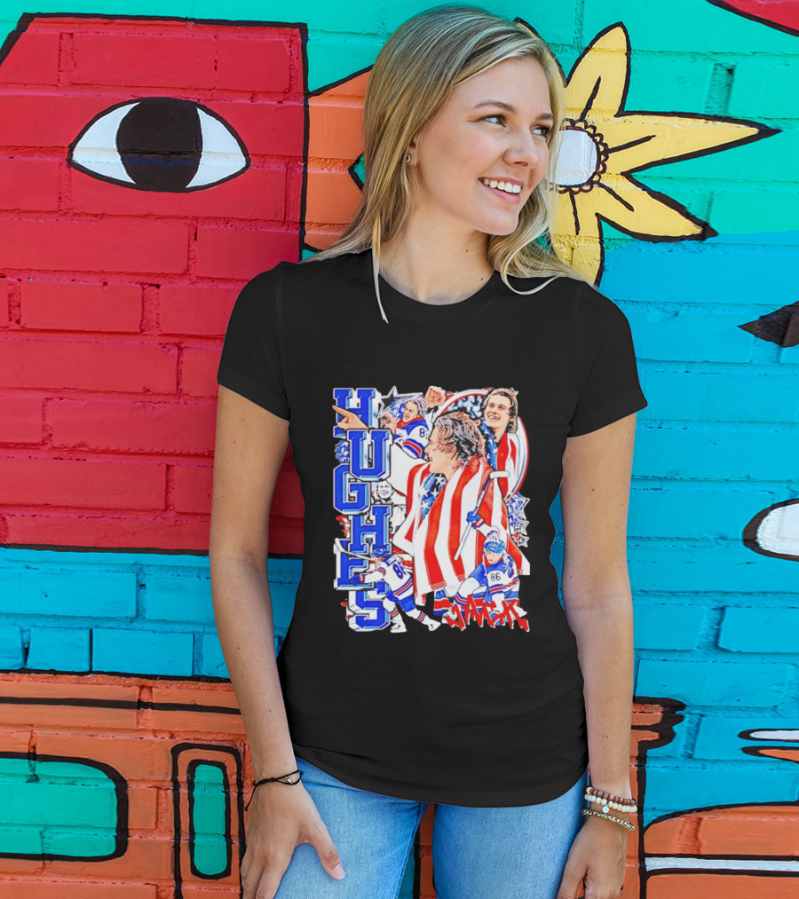 Hughes USA 86 American Hockey Pride T-Shirt