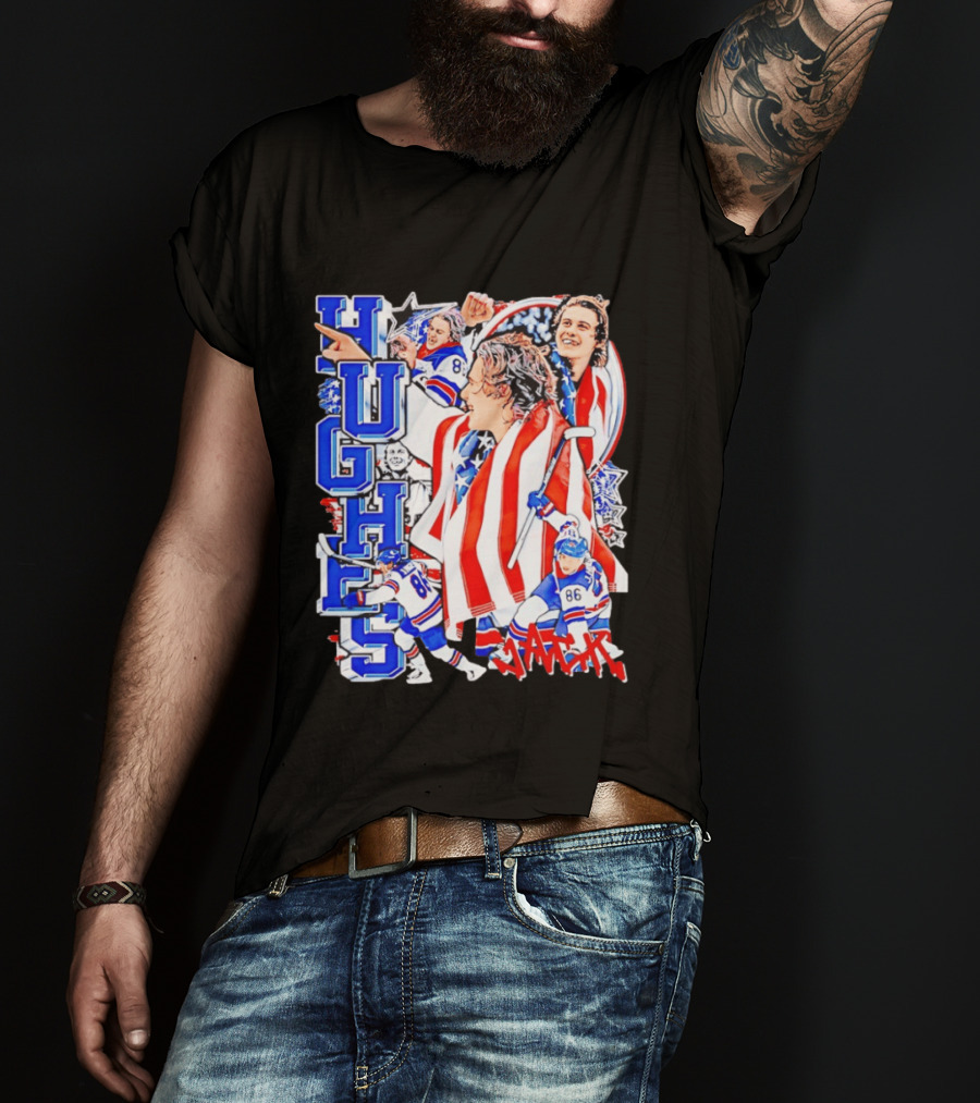 Hughes USA 86 American Hockey Pride T-Shirt