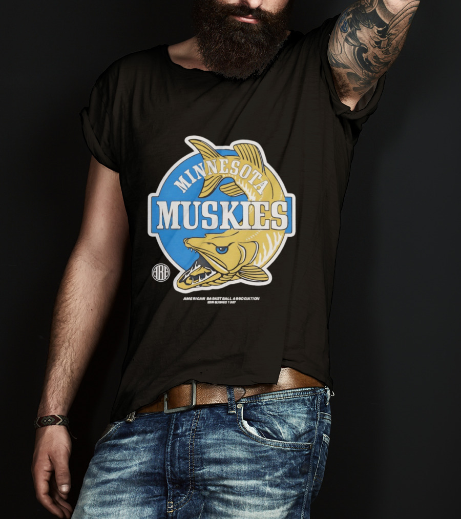Minnesota Muskies ABA 1967 Vintage Team T-Shirt