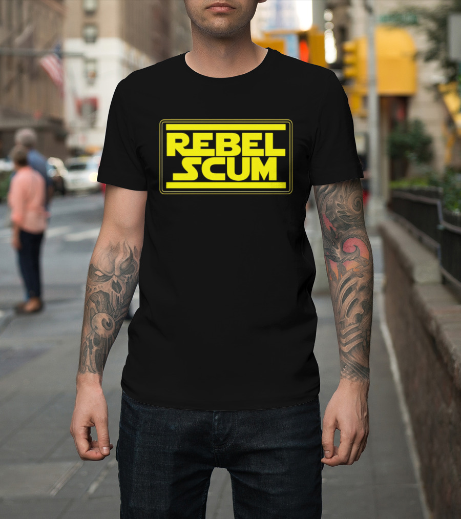 Rebel Scum Star Wars Inspired Yellow T-Shirt