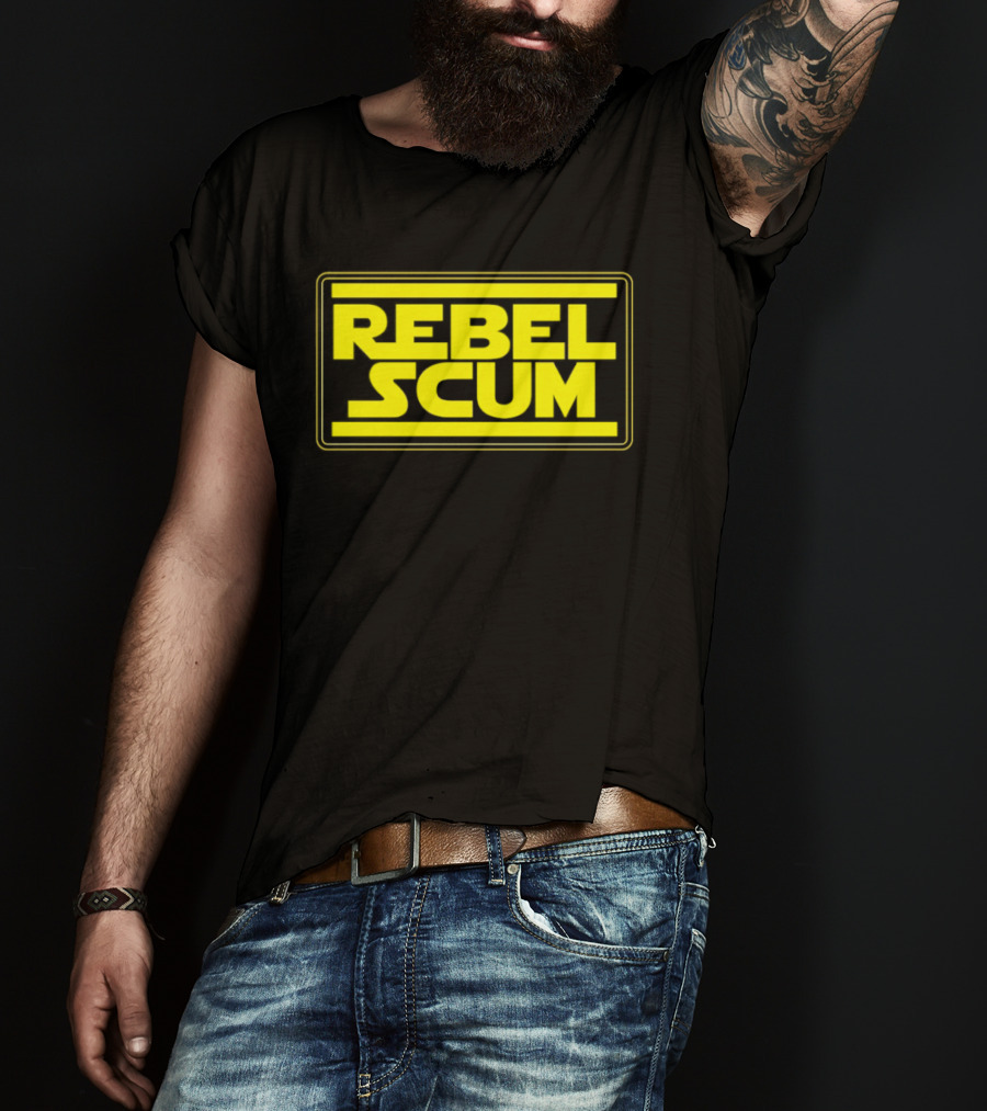 Rebel Scum Star Wars Inspired Yellow T-Shirt