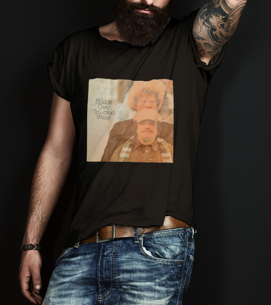 Simon And Garfunkel Bridge Over Troubled Water Album Cover T-Shirt