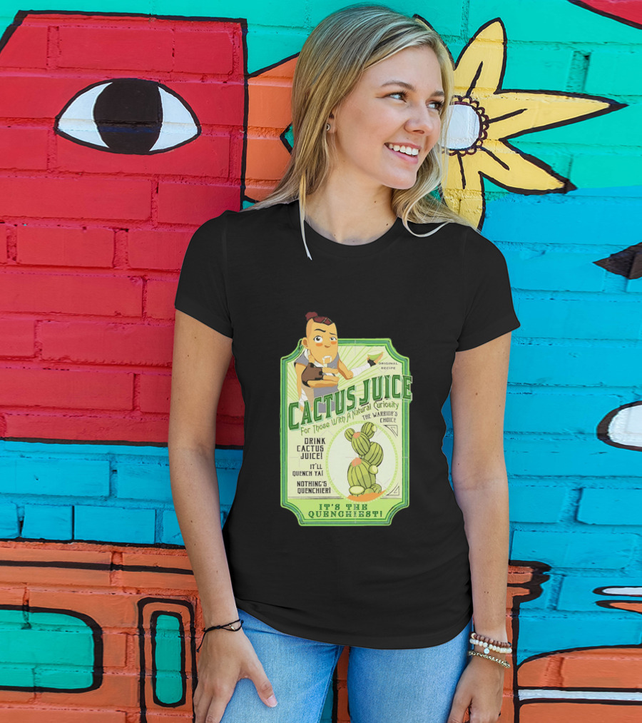 Sokka Cactus Juice It's The Quenchiest The Warrior's Choice Avatar T-Shirt