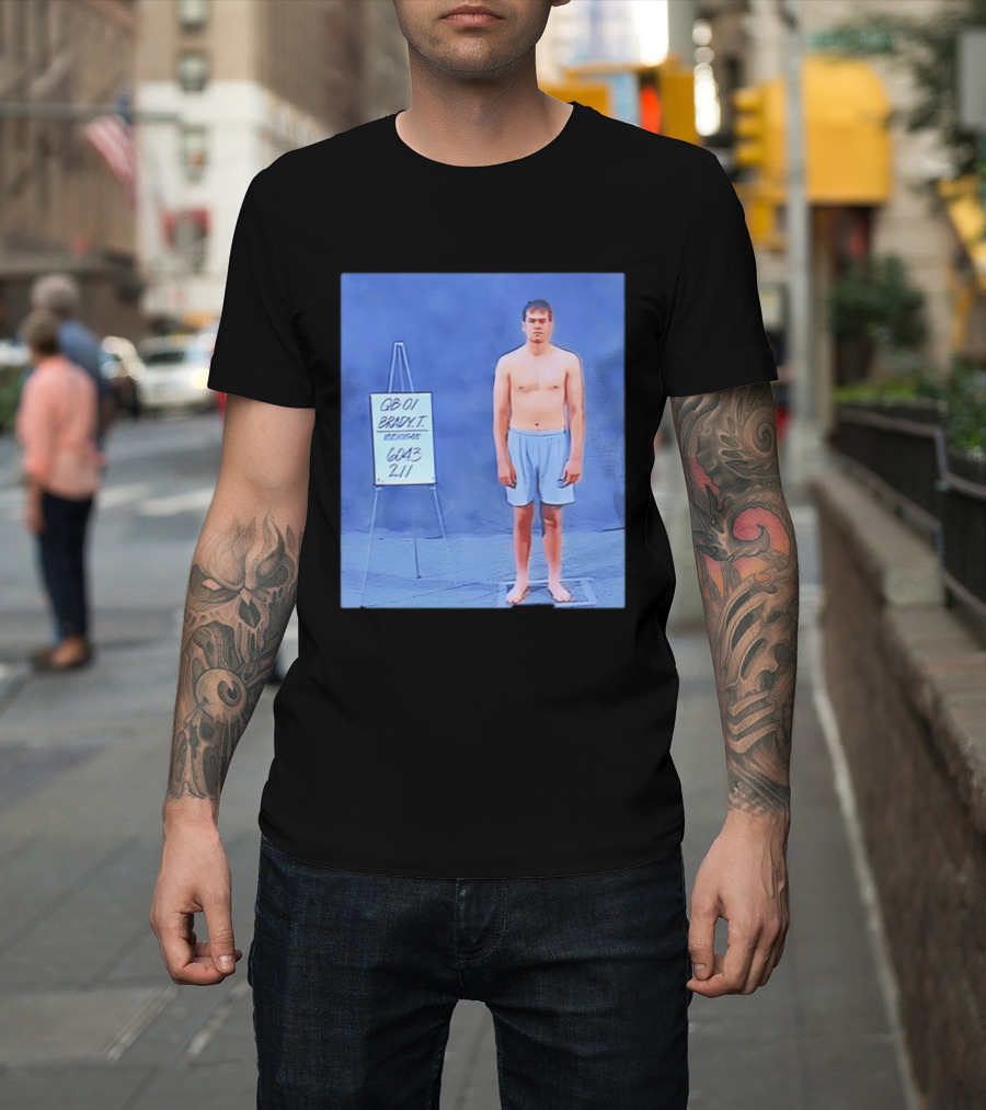 QB 01 Brady Combine 6043 211 New England Patriots T-Shirt