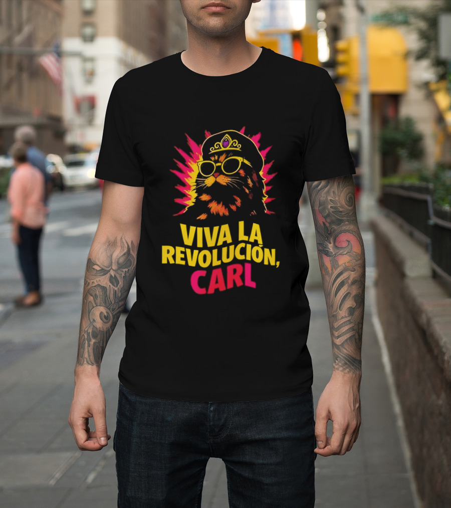 Viva La Revolucion Carl Dungeon Crawler Carl Cat Revolution T-Shirt