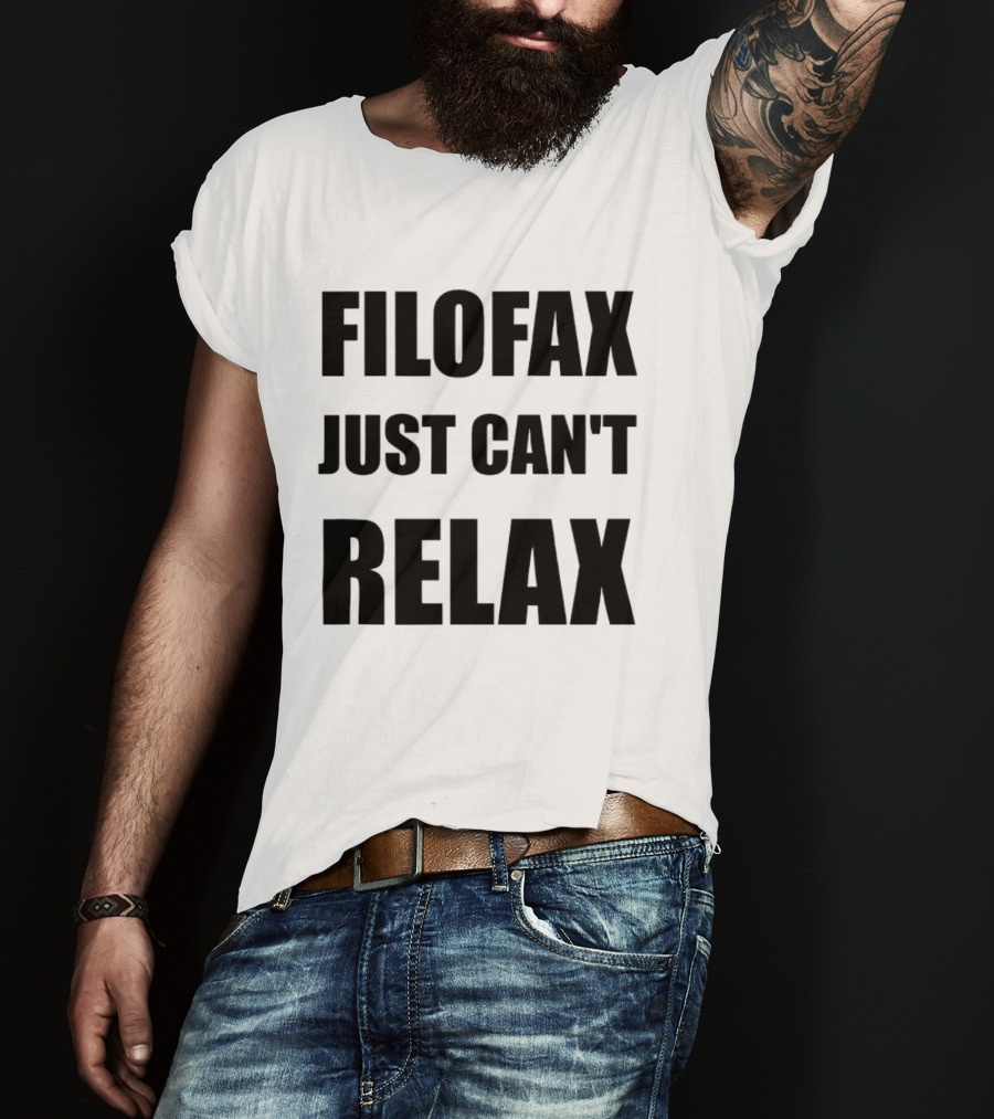 FILOFAX Just Can't Relax T-Shirt