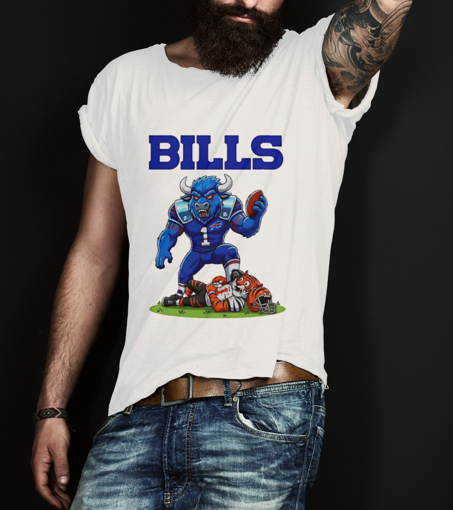 Buffalo Bills Dominating Victory Over Cincinnati Bengals Football Rivalry T-Shirt