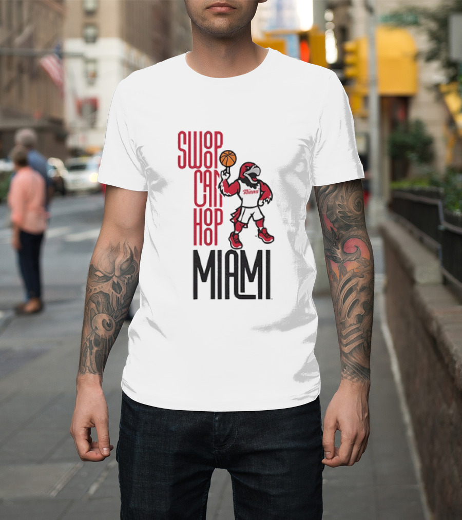 Swoop Can Hoop Miami RedHawks Basketball T-Shirt