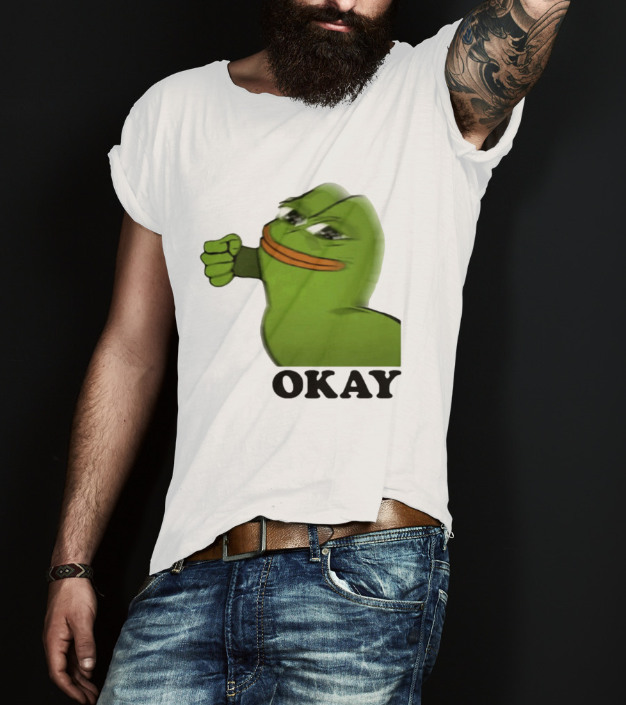 Okay Pepe Frog Punching Nazis Kid T-Shirt