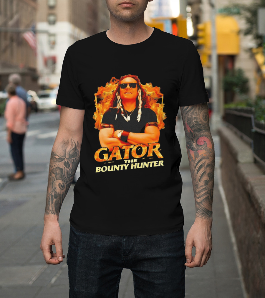 Gator The Bounty Hunter Flame T-Shirt