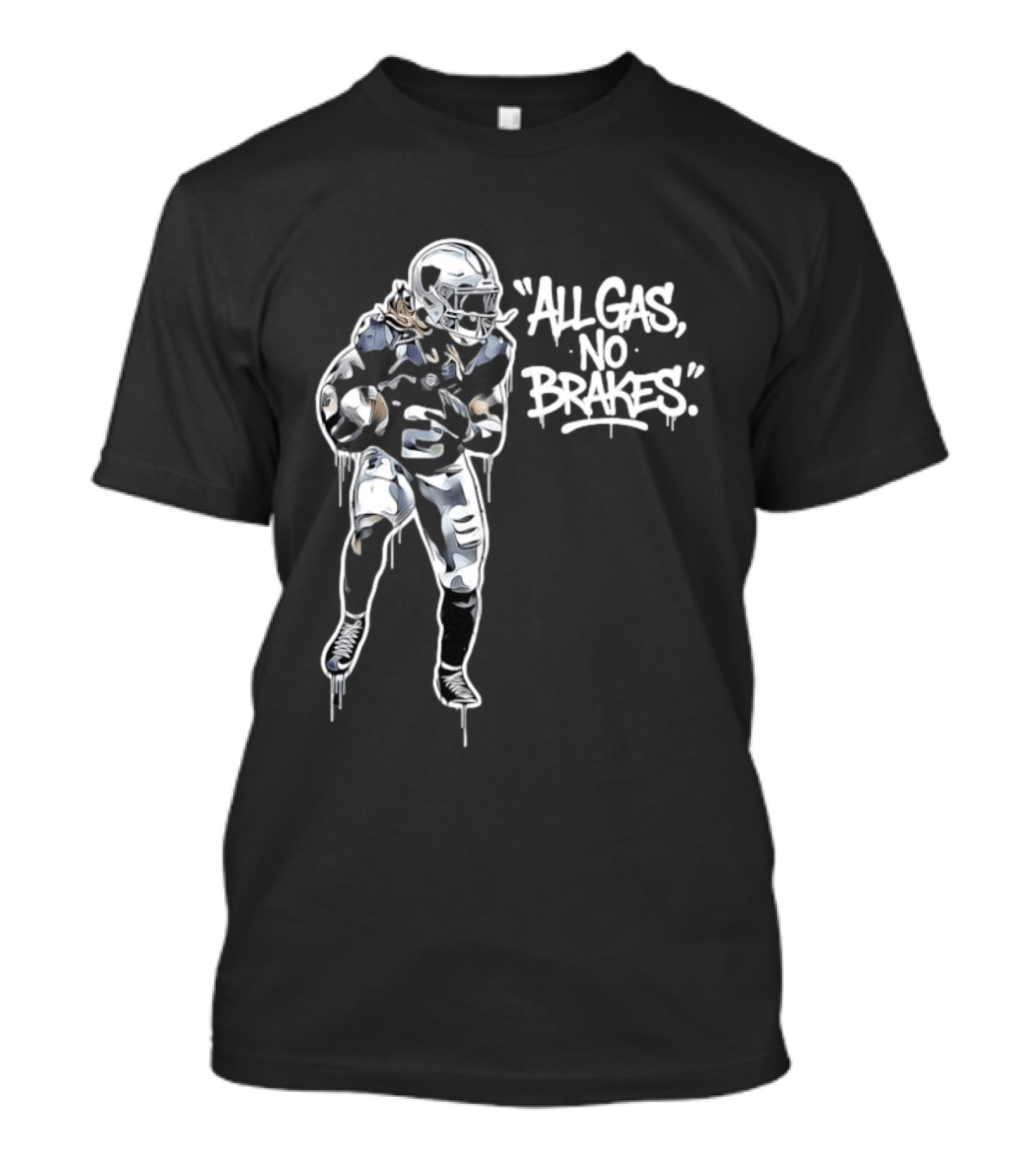 Harold Landry III New England Patriots All Gas No Brakes Football T-Shirt