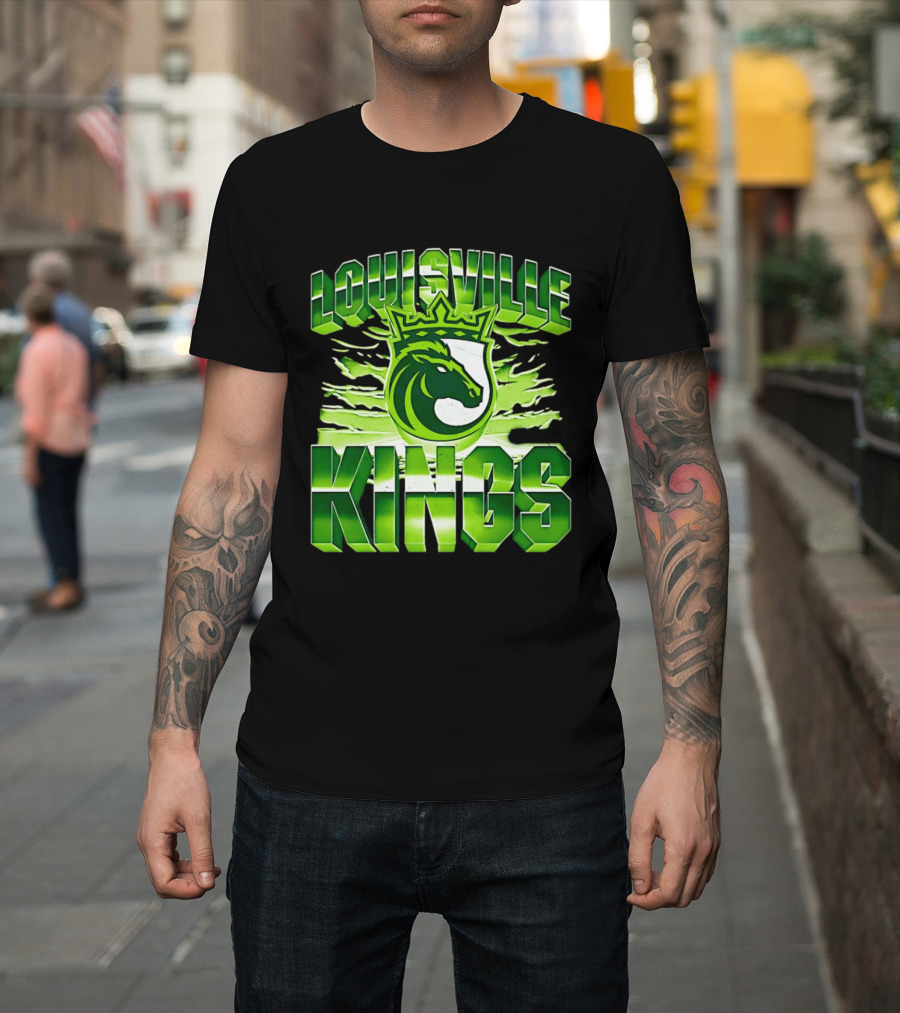 Louisville Kings Green Shield Horse T-Shirt