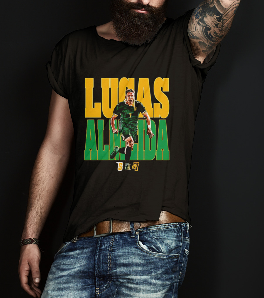 Lucas Almeida Siena Soccer 7 NCAA 26 T-Shirt