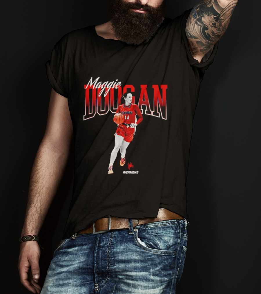 Maggie Doogan Richmond Basketball Number 44 T-Shirt