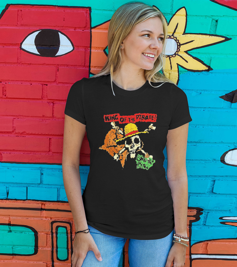 King Of The Pirate Skull And Straw Hat Since 1987 T-Shirt