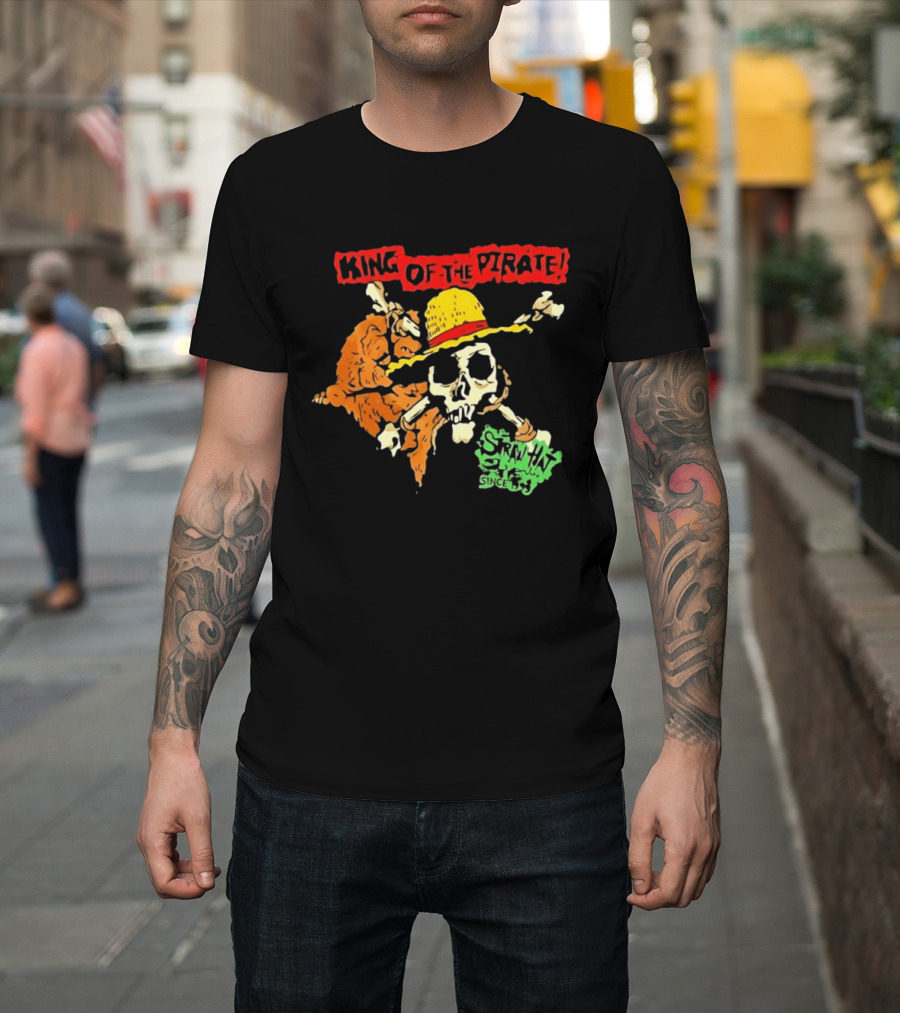 King Of The Pirate Skull And Straw Hat Since 1987 T-Shirt