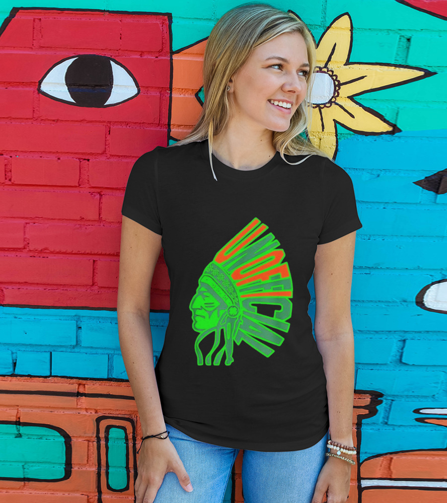 Illinois Fighting Illini Unofficial St. Patrick's Day Chief Illiniwek T-Shirt