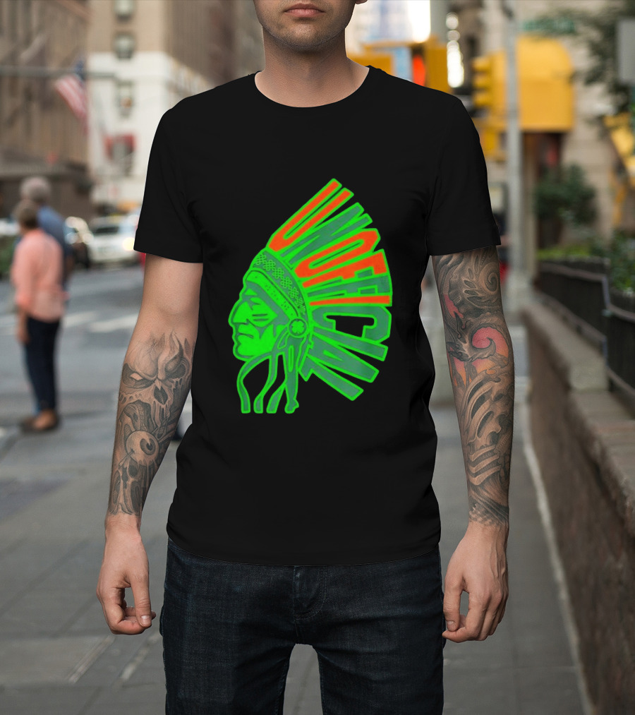 Illinois Fighting Illini Unofficial St. Patrick's Day Chief Illiniwek T-Shirt