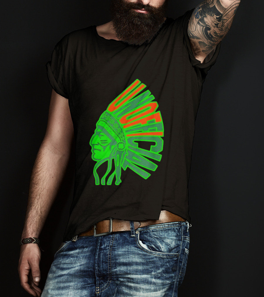 Illinois Fighting Illini Unofficial St. Patrick's Day Chief Illiniwek T-Shirt