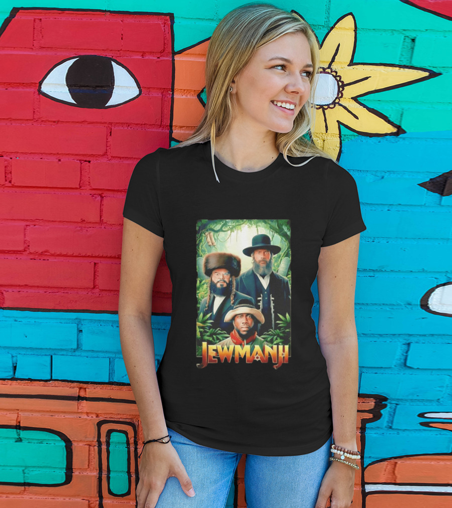 Jewmanji Movie Parody With Orthodox Jewish Characters T-Shirt