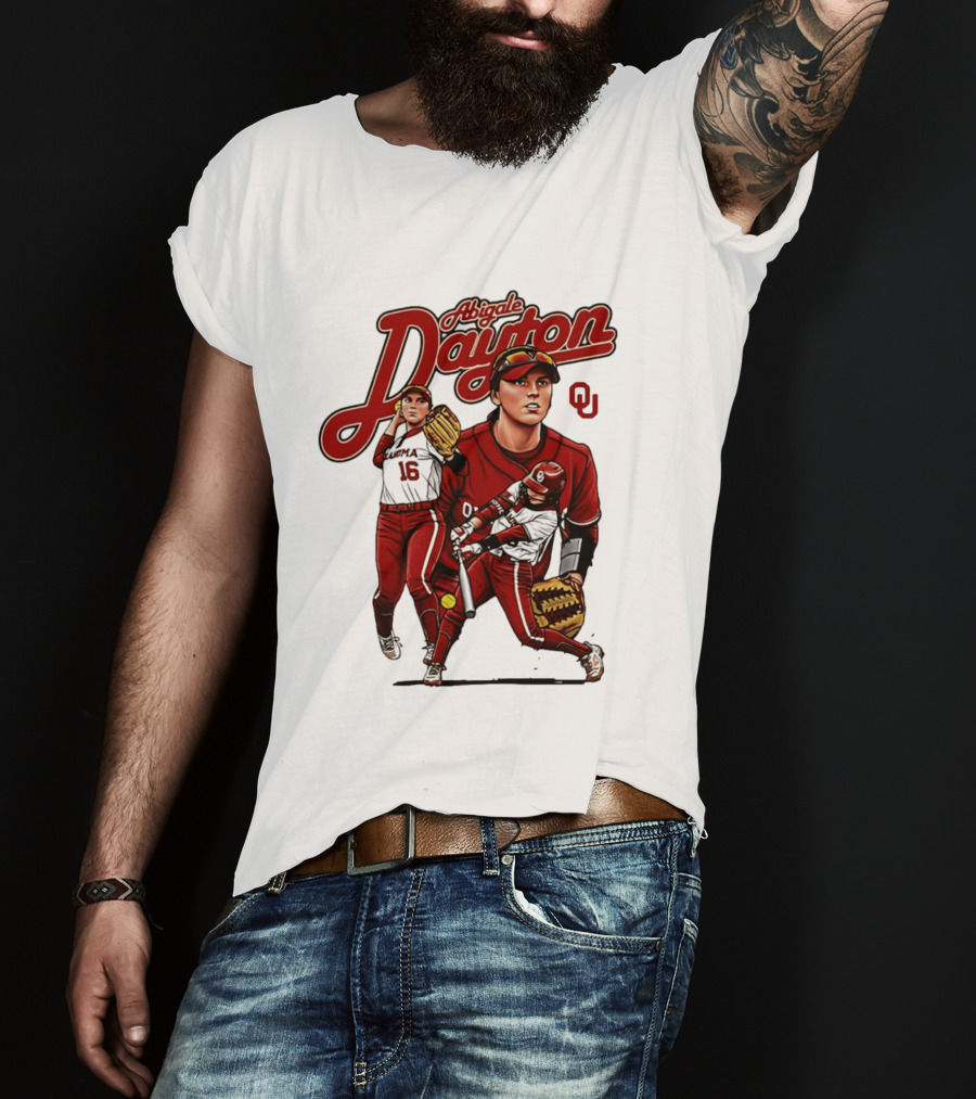 Abigale Dayton Oklahoma Softball NCAA Player OU T-Shirt