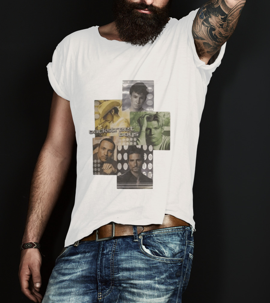 Backstreet Boys Vintage 2000s Collage Retro Aesthetic T-Shirt