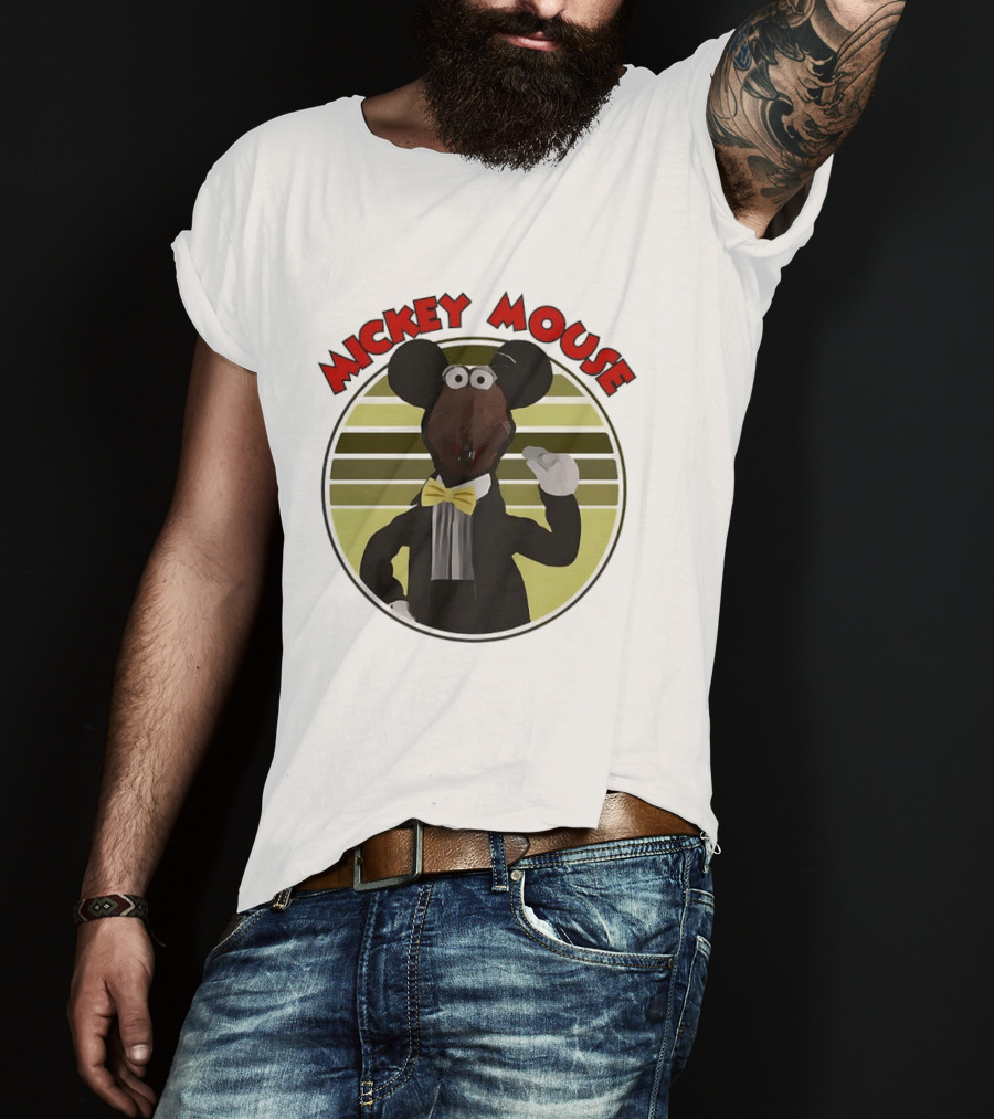 Rizzo The Rat Mickey Mouse Mashup The Muppets Show T-Shirt