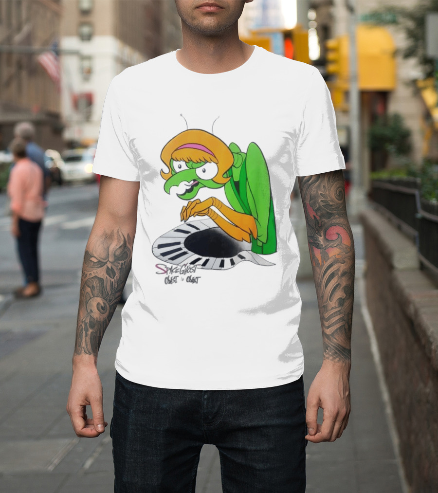 Space Ghost Coast To Coast Zorak Playing Piano T-Shirt