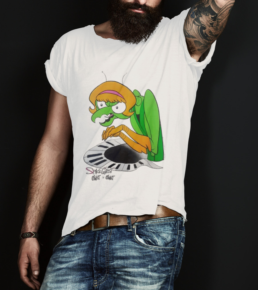 Space Ghost Coast To Coast Zorak Playing Piano T-Shirt