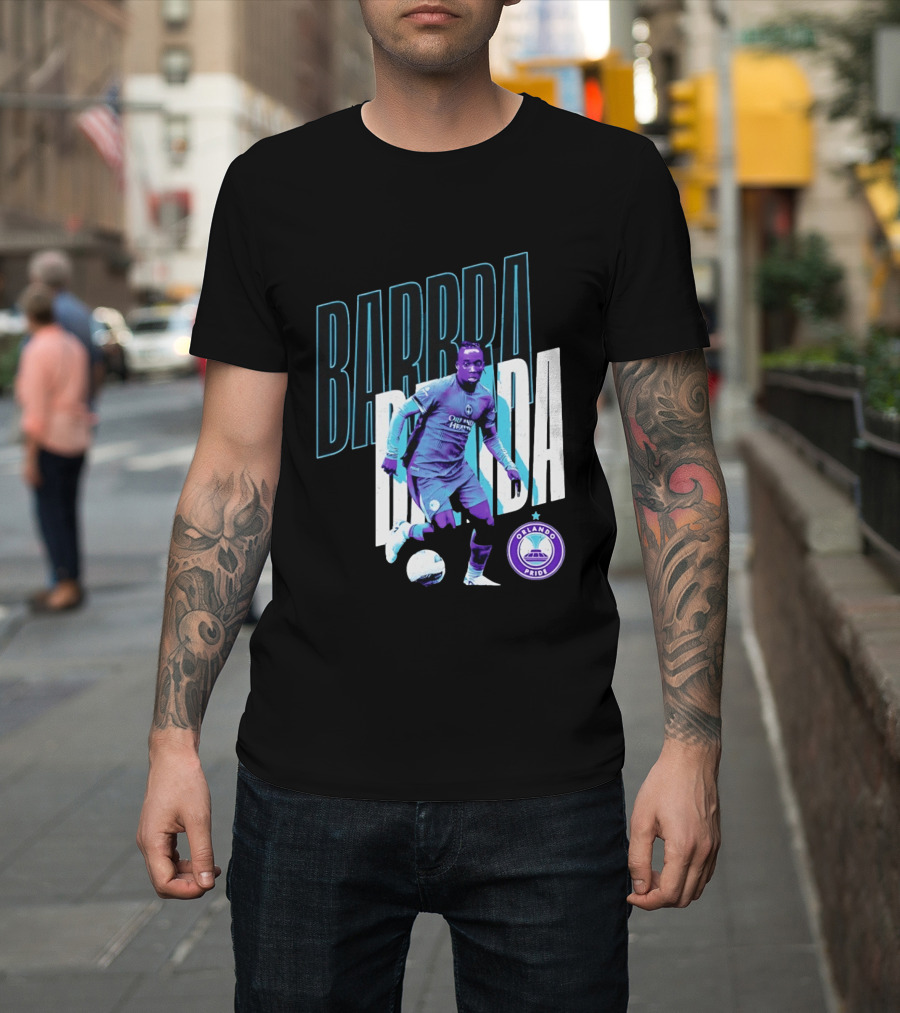 Barbra Banda Orlando Pride Soccer Player Action Pose T-Shirt