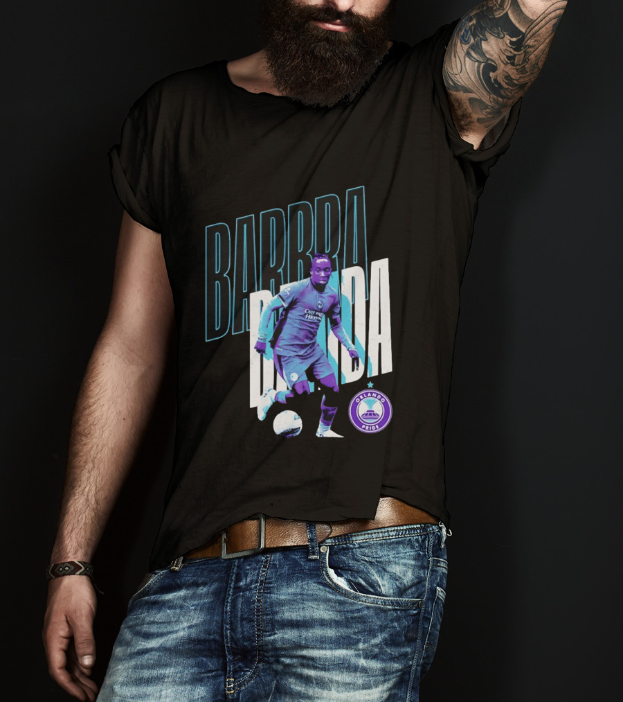 Barbra Banda Orlando Pride Soccer Player Action Pose T-Shirt