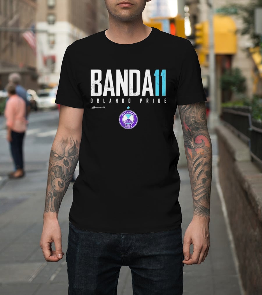 Banda 11 Orlando Pride NWSL Elite Soccer Fan Gear T-Shirt