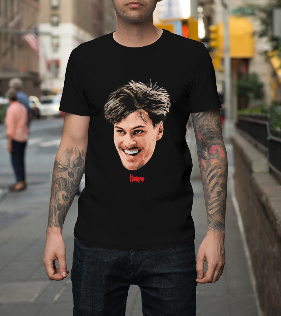 Braden Frager Huskers Big Head Nebraska Cornhuskers T-Shirt
