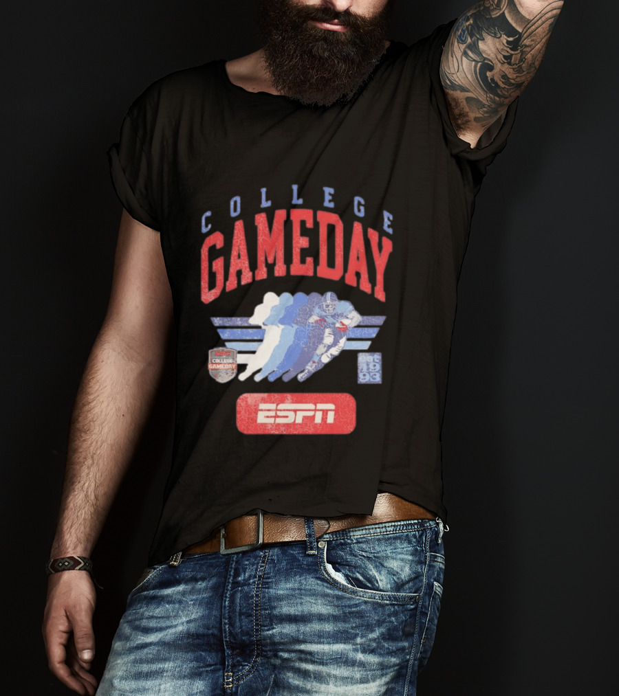 College GameDay Running Est 1993 ESPN Football T-Shirt