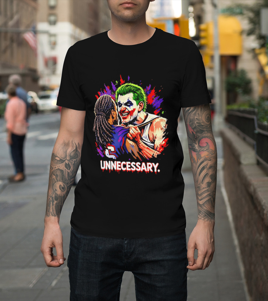 Unnecessary Joker Nikola Jokic Denver Nuggets Basketball Meme T-Shirt