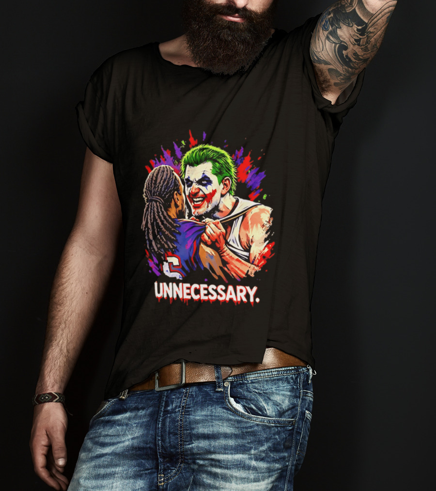 Unnecessary Joker Nikola Jokic Denver Nuggets Basketball Meme T-Shirt